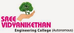 SREE VIDYANIKETHAN ENGINEERING COLLEGE