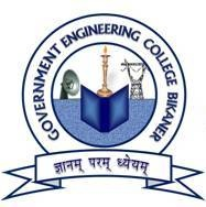 GOVERNMENT ENGINEERING COLLEGE BIKANER